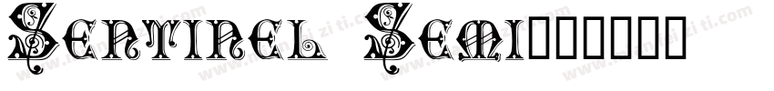 Sentinel Semi字体转换